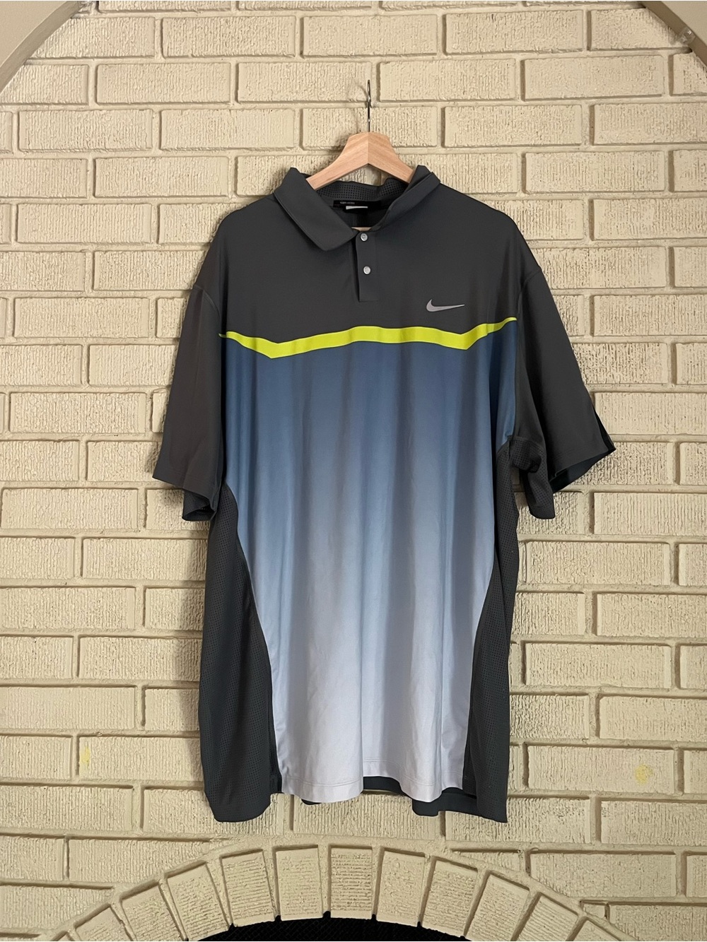 Nike Tiger Woods Collection TW Designer Print Polo Shirt Size 2XL